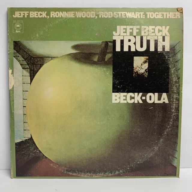 Jeff Beck Rod Stewart Ron Wood  TRUTH BECK-OLA 1975 2 LP