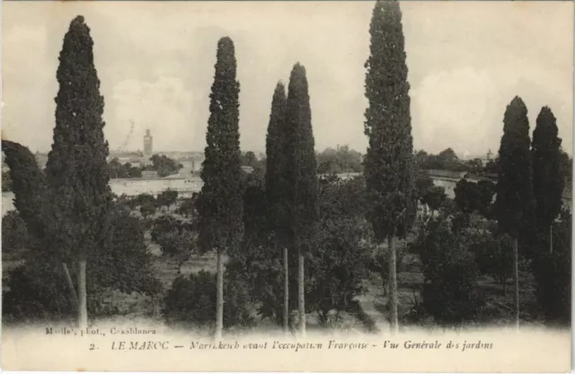 CPA AK Marrakesh - Vue Generale des Jardins MAROC (1083363)