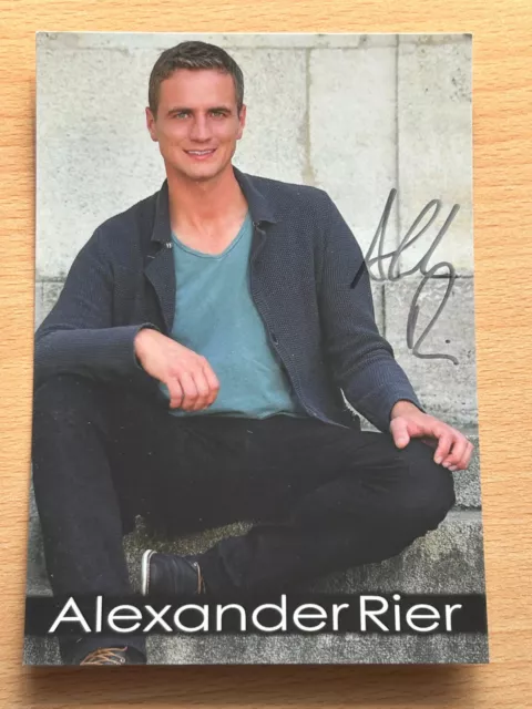 Alexander Rier Autogrammkarte original signiert #S4624