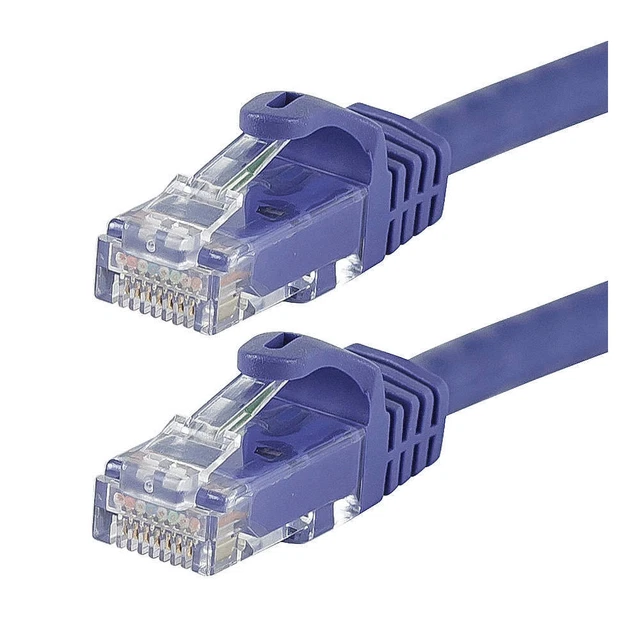 MONOPRICE 9858 Patch Cord,Cat 6,Flexboot,Purple,50 ft.