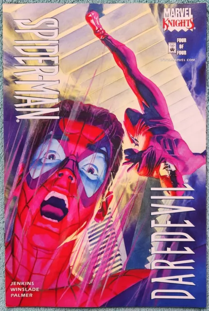 Daredevil/Spiderman April 2001 Marvel Knights Comic Book Vol. 1 No. 4