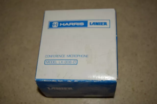 Harris Lanier Conference Microphone Model Lx-008-0 -New