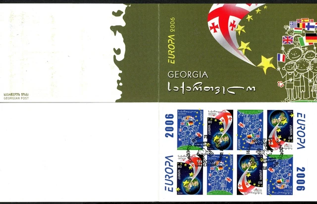 Georgien Markenheftchen mit 515-516 Cept 2006 Ersttagssonderstempel #IN963