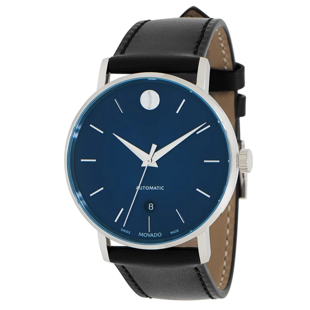 Movado 0607299 Men's Museum Classic Blue Dial Automatic Watch