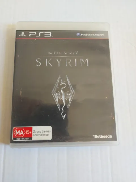 The Elder Scrolls V Skyrim PS3 Game With Map- Playstation 3 ps3