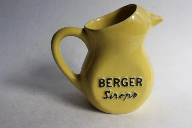 BERGER Sirops Advertising Pitcher (43341)