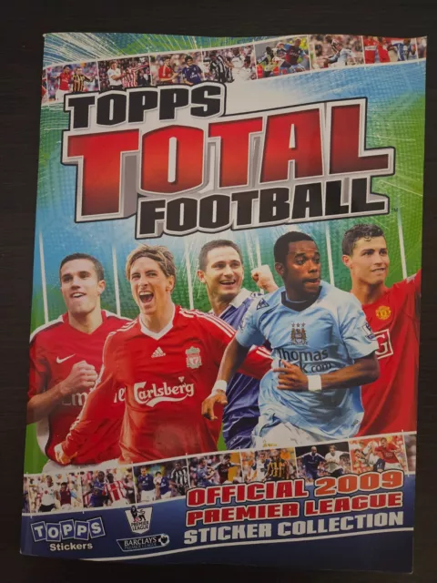 Topps 2009 Premier League Football Sticker Album 100% Complete