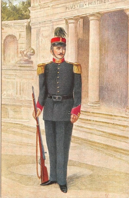 CPA Fantaisie militaire ( Garde