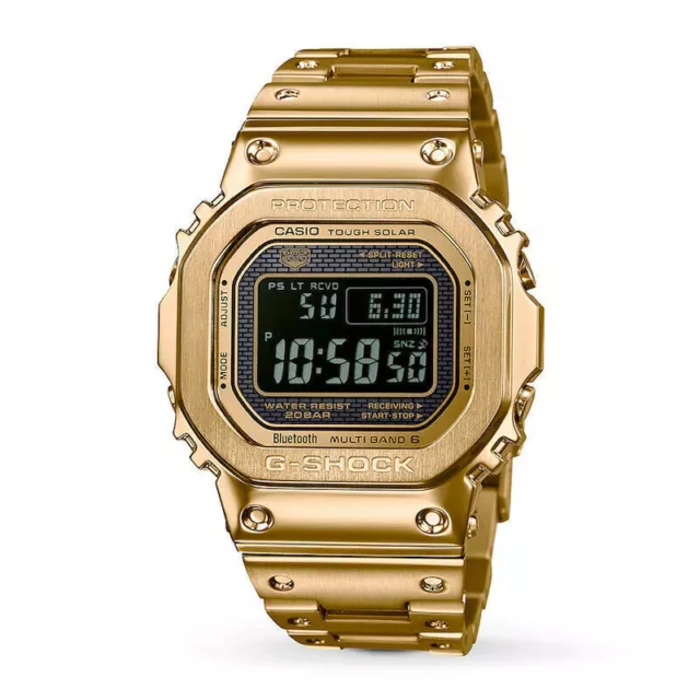 CASIO G-SHOCK FULL Metal Gold Made In Japan Limited Watch GMWB5000GD-9 ...
