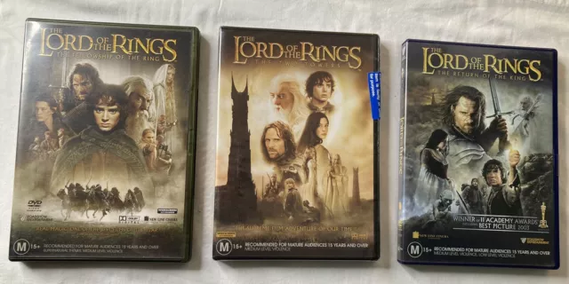 Lord Of The Rings Trilogy DVDs