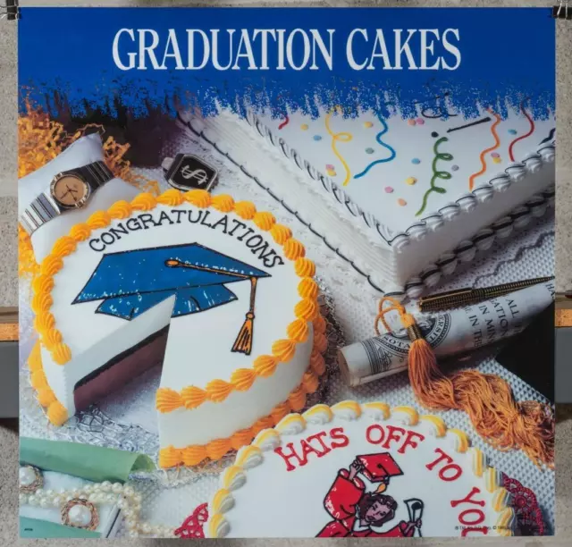 Dairy Queen Promotional Poster For Backlit Menu Sign Graduation Cakes dq2
