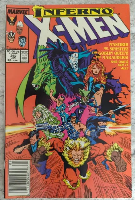 Uncanny X-Men Vol 1 #239 Marvel, 1988. First Mr Sinister Cover! 9.6 Near Mint+!!