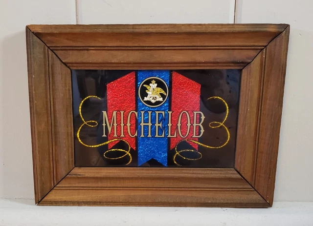 Vintage Michelob Beer Bar Mirror Carnival Prize