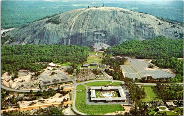 Postcard Stone Mountain Monolith Confederate Memorial Georgia B189