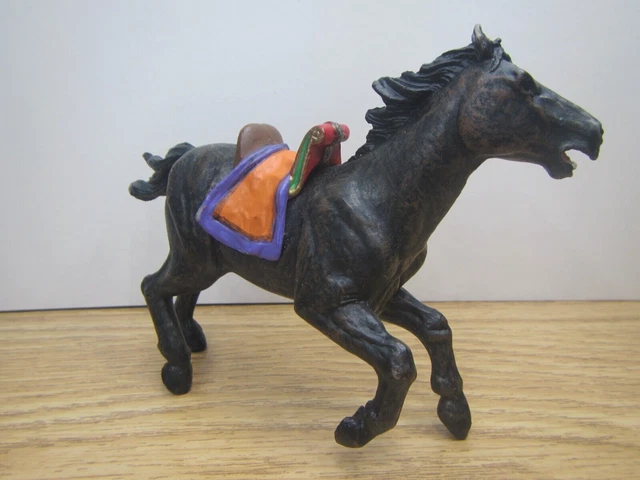 PAPO KNIGHT VIKING HORSE STALLION COLLECTION 5" FIGURE CASTLE 1999 Black PAPO KNIGHT VIKING HORSE STALLION COLLECTION 5" FIGURE CASTLE 1999 Black