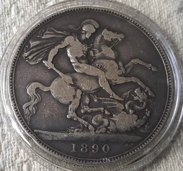 1890 lot de pièces couronne en argent tête jubilé de la reine Victoria 1890