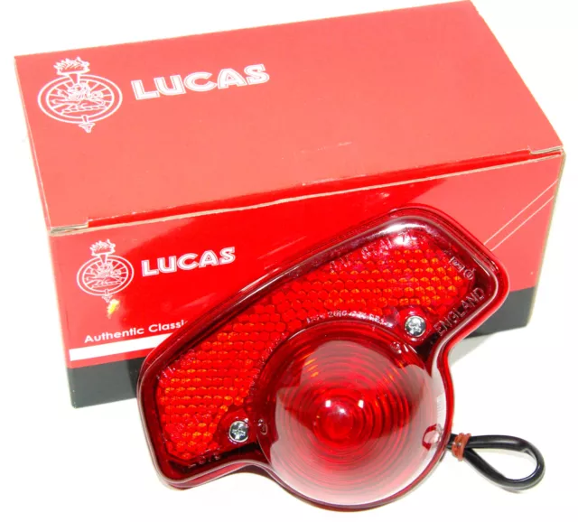 99-0597L Rücklicht LUCAS Genuine rear lamp 53973 L679 BSA Triumph Norton 19-1245