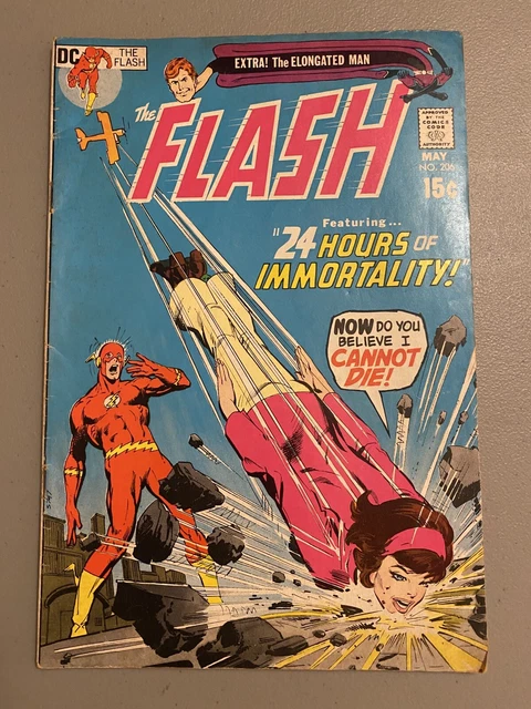 The Flash #206 | Vol. 1 | 1971 | DC | Elongated Man | 3.5 | VG -