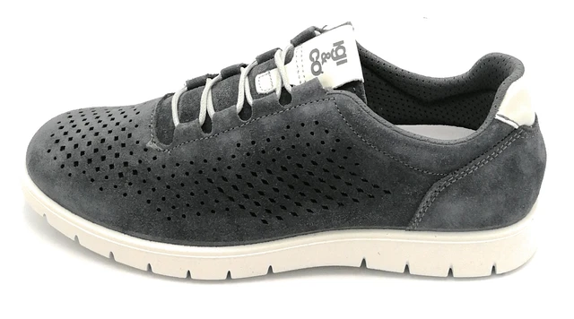 Igi Et C0 3634322 Basket en Daim Perforé Étain Acier Élastique Fond Caoutchouc T