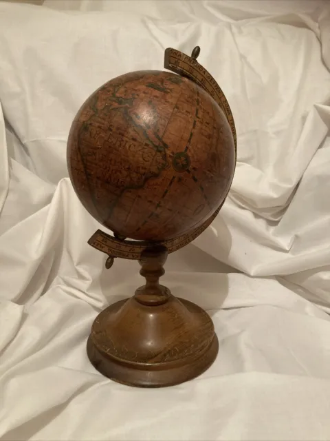 Vintage Desk Top Old World Style Globe Made in Italy