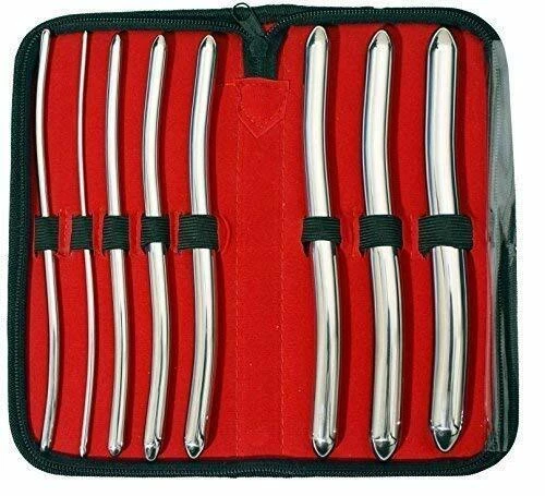 Set 8 Pz Dilatatori Uretrali Hegar - Strumenti Ginecologia/urologia - CE