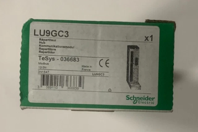 SCHNEIDER LU9GC3 MODBUS Splitter Communication Module 24VDC Ui 250V £70 ...