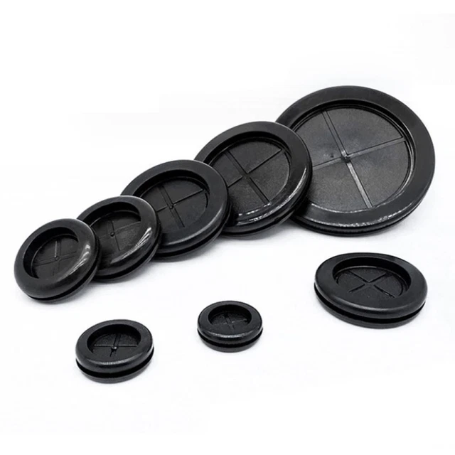 Lot De 2 œillets En Caoutchouc Double Face 90mm - Trou De Perçage 80mm, Pour Passage De Câbles, étanchéité