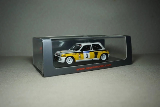 Spark 1/43 Tobacco decal processing Ragnotti Renault 5 Turbo #3 Ragnotti 1984