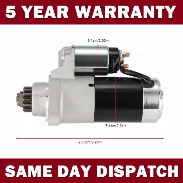 Starter Motor For Mazda Rx8 03-12 Super Uprated 2.2Kw High Torque 14-Tooth N3R3