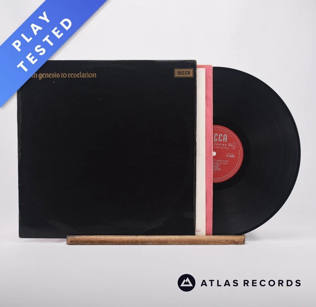 GENESIS FROM GENESIS To Revelation Lyric Sheet LP Album Vinyl Record ...