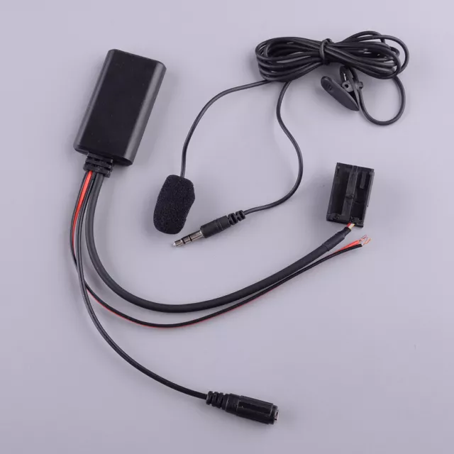 Wireless Bluetooth AUX Audio Stereo Music Adapter Mic Fit For Ford Focus Fiesta