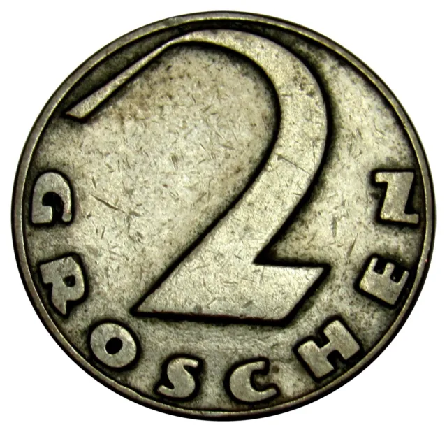 Austria 2 Groschen coin 1925 KM#2837 (a3)