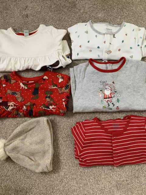 Toddler Girl Christmas Clothing Bundle 18-24m Excellent Condition