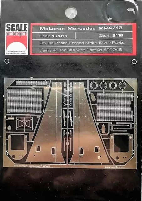 Photoetched parts for Mercedes MP4/13 1:20 - Scale motorsport 8116