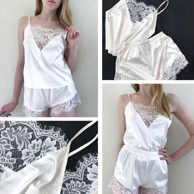 Lace Babydoll Bodysuit Night Dress Women Sleepwear Underwear 2