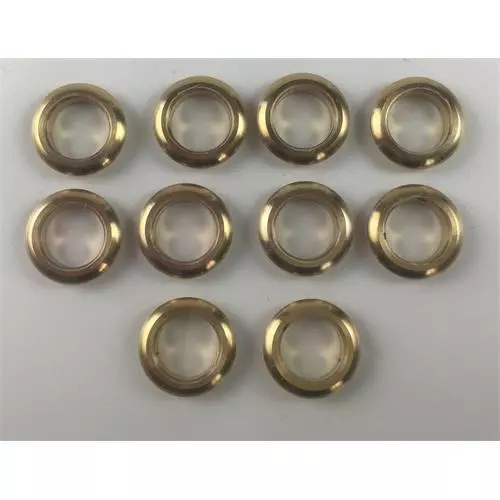 10 x Brass Glazed Portholes 10mm For Model Boats