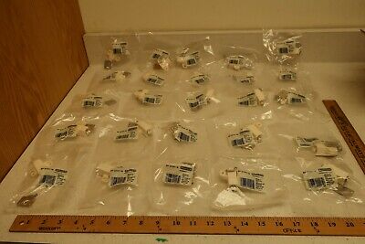 Lot of 25 NEW AMEROCK BP32301-W White 1.75" CABINET TOUCH LATCH (H310)