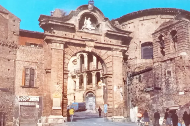 Cartolina - Penne ( Pescara ) - Porta S. Francesco - 1965 ca.