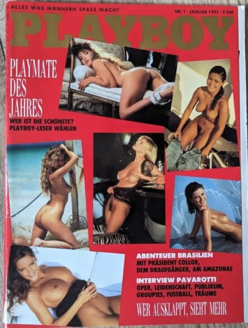 11 Playboy Magazine - kompletter Jahrgang 1991 (Mai fehlt) - mit Postern 2