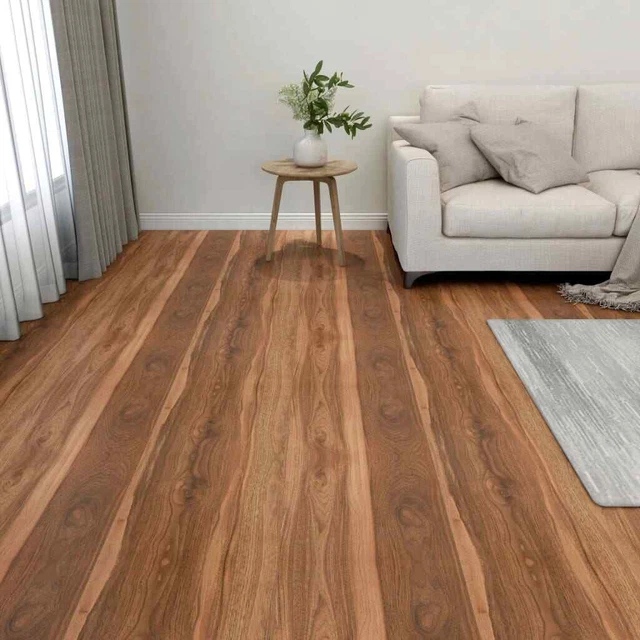 Listoni per Pavimenti Autoadesivi 55 pz in PVC 5,11 m? Marroni