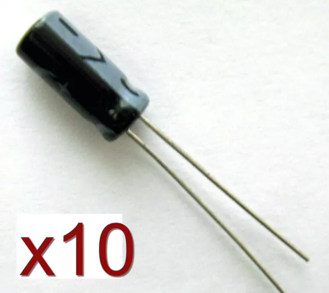 10x condensateur électrolytique 50V 0,22uF / Aluminium Radial Capacitor 11 x 5mm
