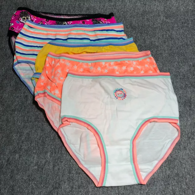 Hanes Wonder Nation Toddler Girls 6 Pack Assorted Multicolor Panties Sz 12  NWOT 