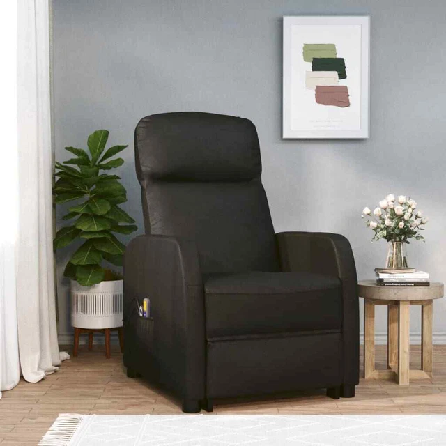 Massagesessel Aufstehhilfe Fernsehsessel Relaxsessel Sessel Kunstleder vidaXL