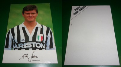 Cartolina calcio Aldo Serena Juventus 