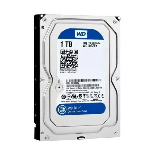 Western Digital Blue (7200RPM, 3.5", SATA III, 64MB Cache) 1TB Internal