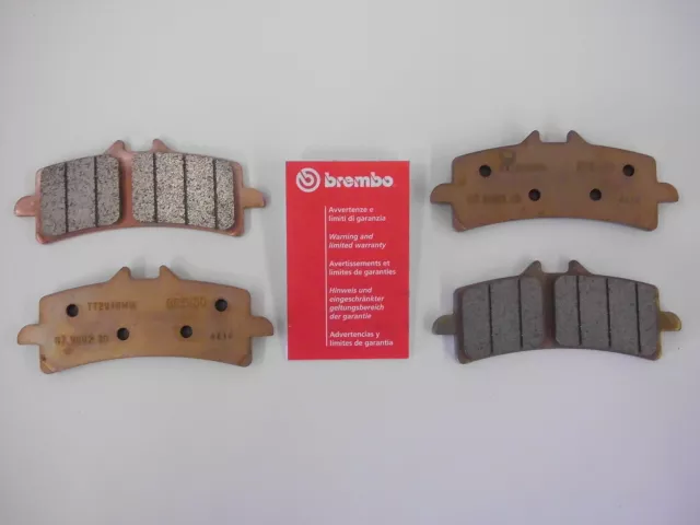 2x Brembo OEM Bremsbeläge Bremsklötze Bremse vorne Aprilia Tuono V4 1100 RR