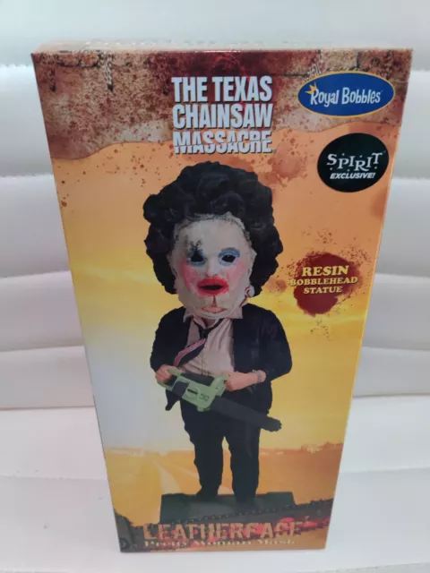 Texas Chainsaw Massacre LEATHERFACE BOBBLEHEAD Spirit Halloween EXCLUSIVE NEW