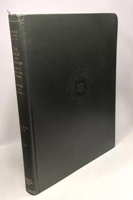 Tax rolls from Karanis - Part II text and indexes / Michigan papyri VOL. IV