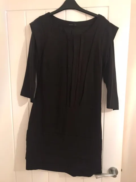 Vero Moda Womens Black 3/4 Sleeved Dress Size 6 Smart Work