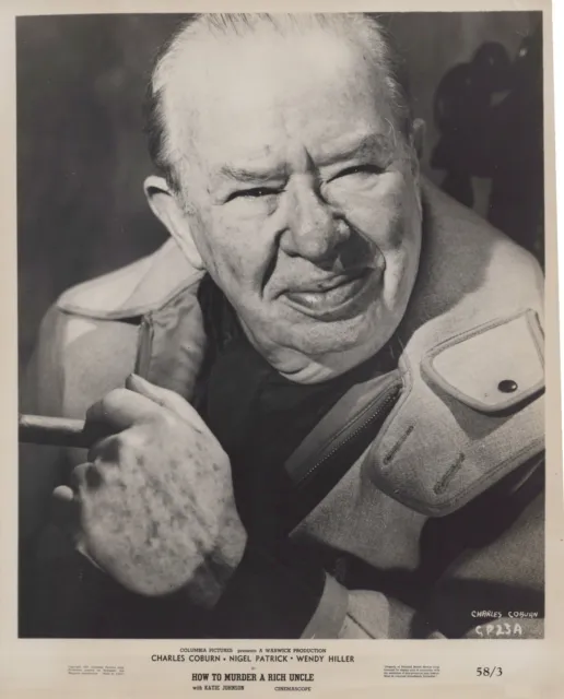 Charles Coburn in How to Murder a Rich Uncle (1958) 🎬⭐ Vintage Photo K 306